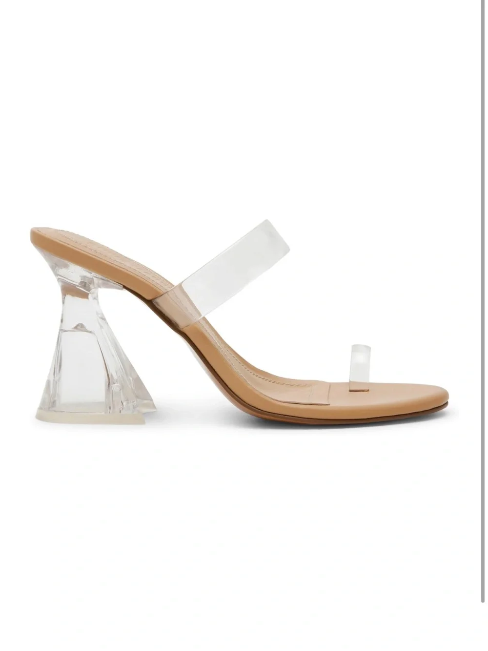 Steve Madden Renie Clear Heel Size 9 NWT